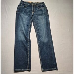 Devil-Dog Dungarees Athletic Jeans NWT 30x32 Dark Wash Burke DD5001